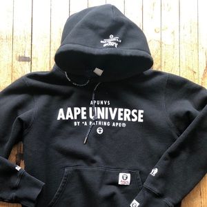 A Bathing Ape black hoodie.
